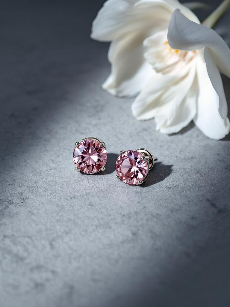 "Soothing Whispers" Portuguese Cut Pierced Cremation Earrings 5mm
