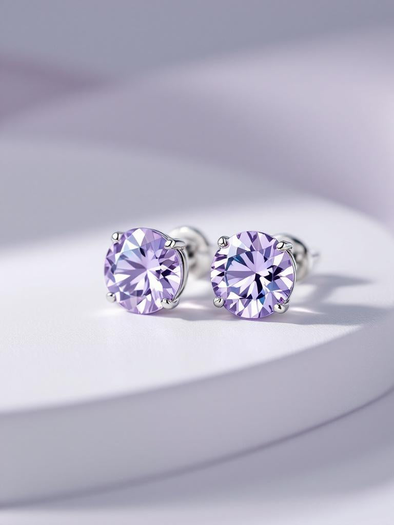 "Soothing Whispers" Portuguese Cut Pierced Cremation Earrings 5mm