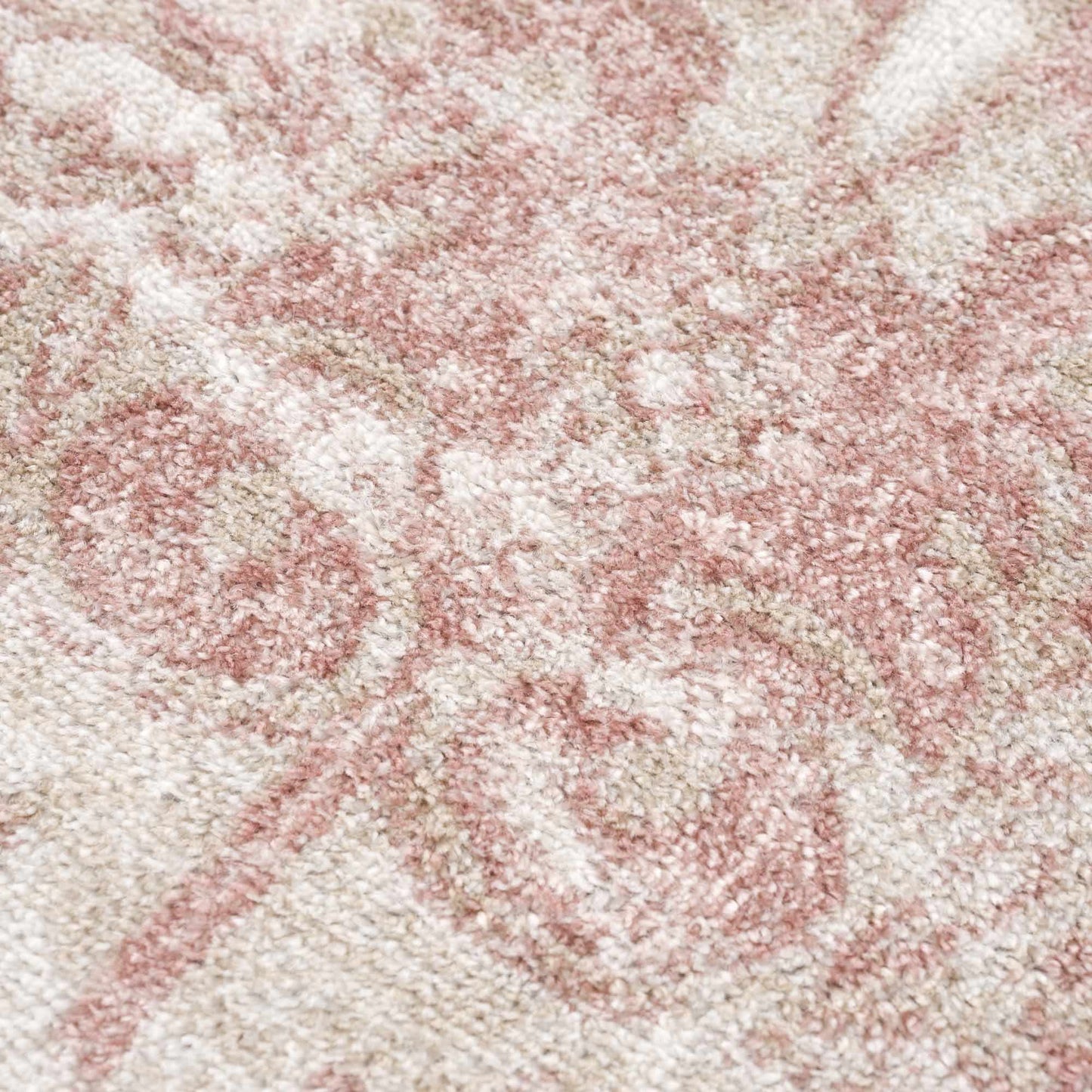Snead Pink Floral Rug-5