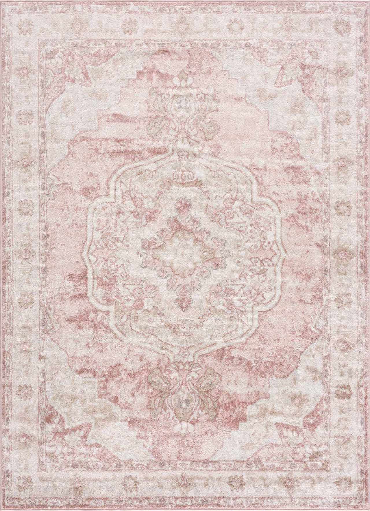Kandos Blush & Light Pink Area Rug-0