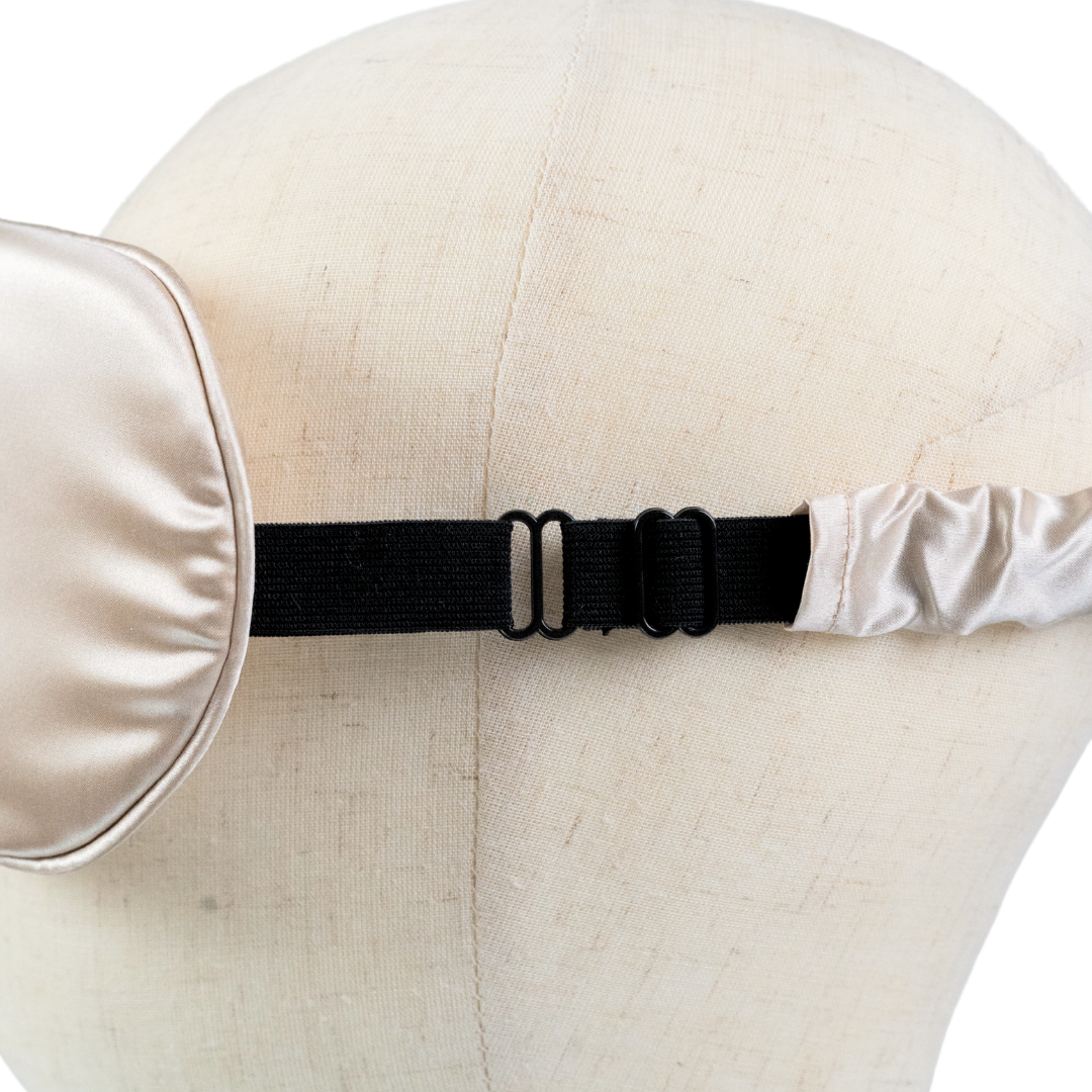 Silk 3D Eye Mask with Adjustable Strap-3