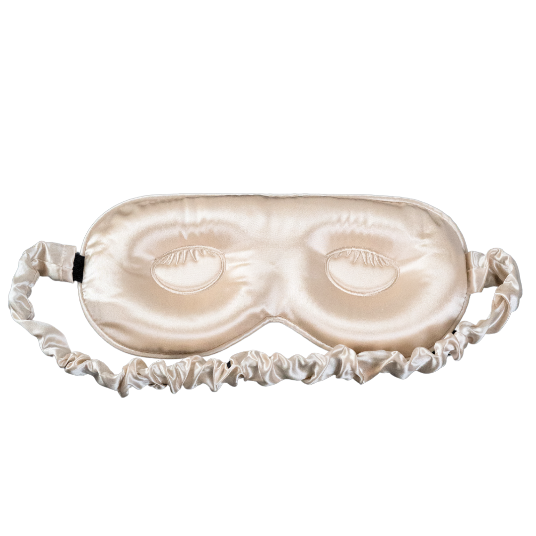 Silk 3D Eye Mask with Adjustable Strap-1