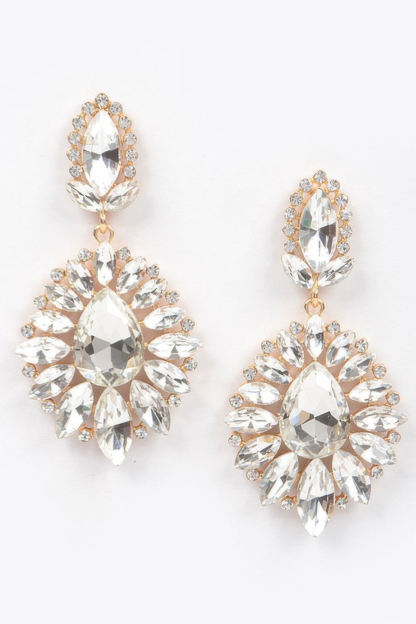 STARDUST Rhinestone Dangle Earring - New Collection Los Angeles - BYMANYC ® New York-2