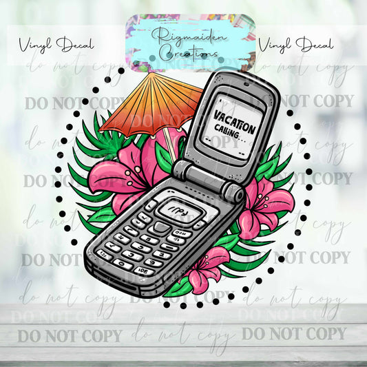 Tiki Terror Phone Vinyl Decal