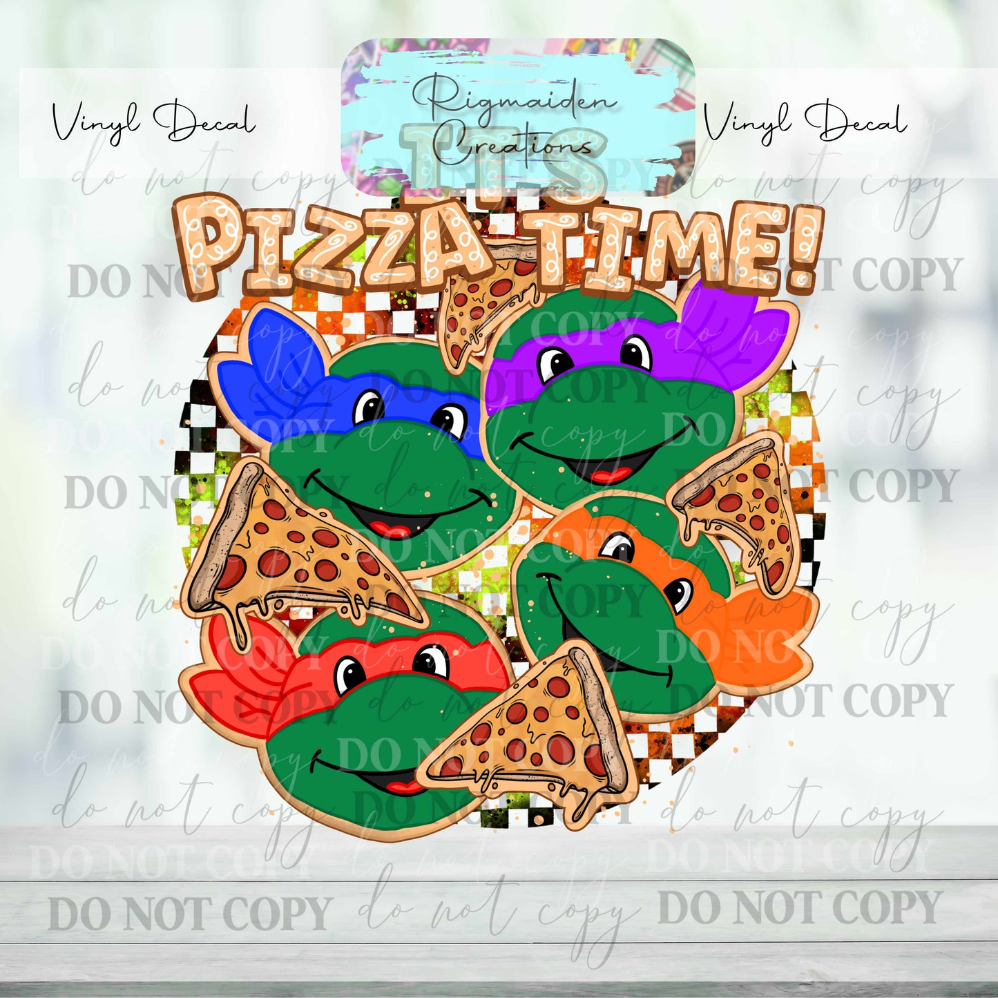 TMNT Sugar Cookie Vinyl Decal