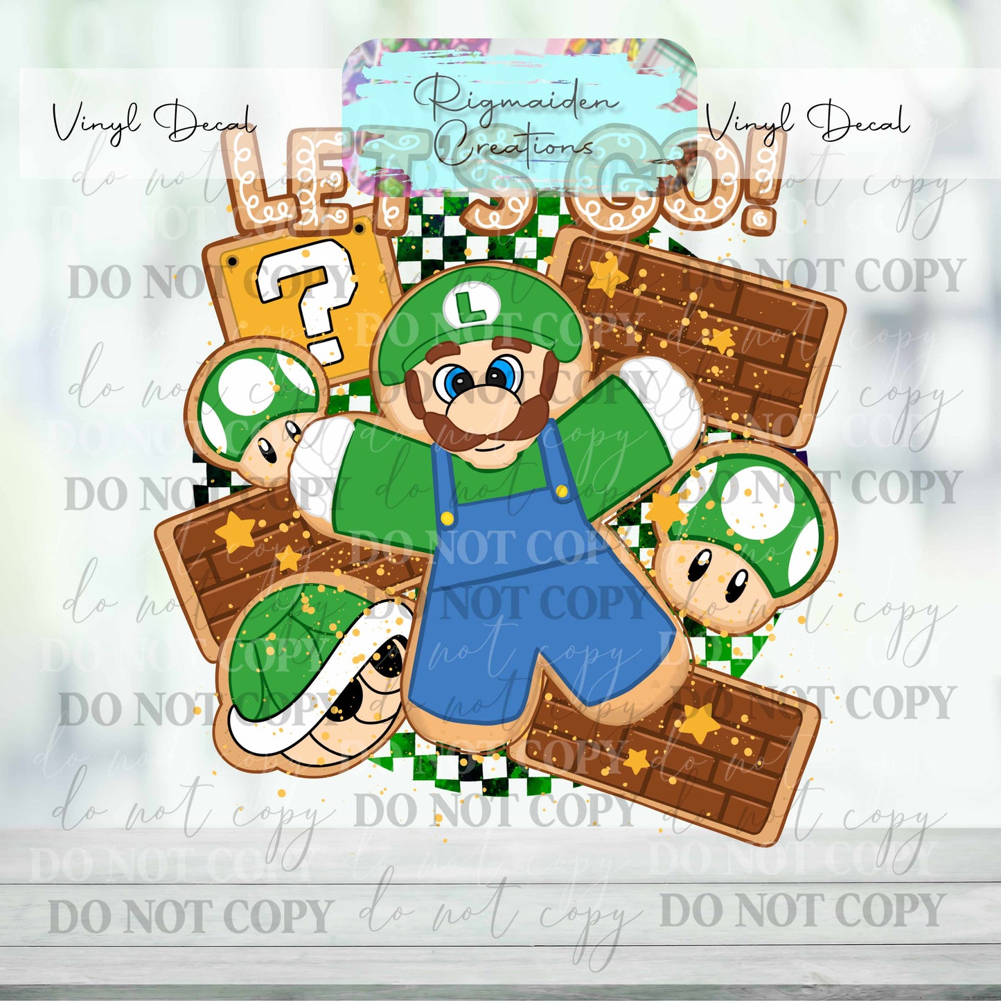 Power Brothers 2 Sugar Cookie Vinyl Decal