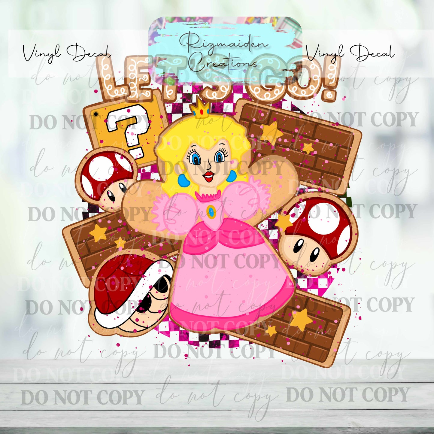 Power Brothers 3 Sugar Cookie Vinyl Decal