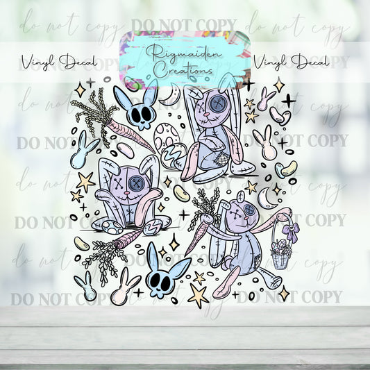 Ragdoll Bunny Vinyl Decal