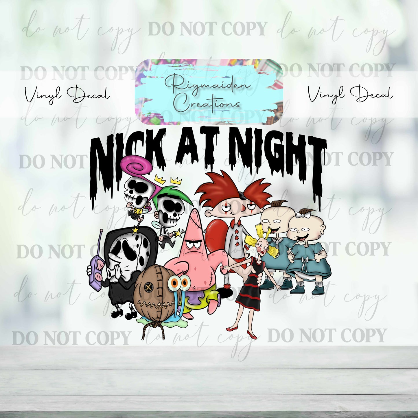 Nick at Night Tarot Vinyl Decal {Multiple}