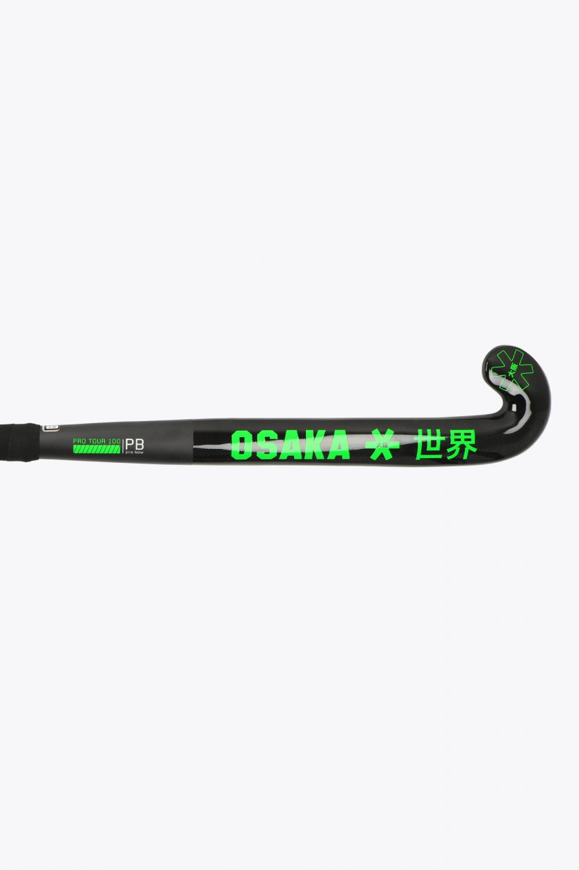Osaka Field Hockey Stick Pro Tour 100 - Pro Bow | Iconic Black