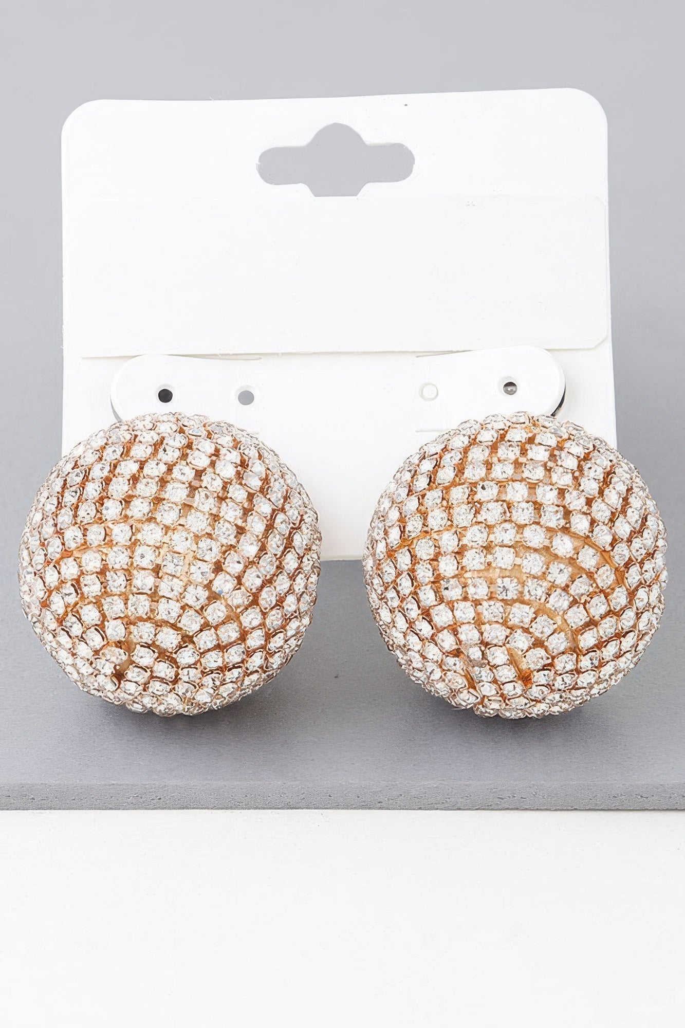 STUDIO 54 Bejeweled Rhinestone Disco Earrings: BYMANYC ® New York-0