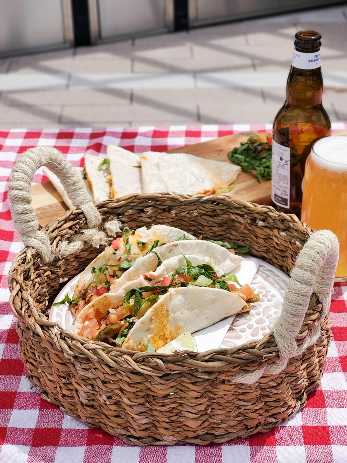 Bread Warmer & Basket - Bird Round-3