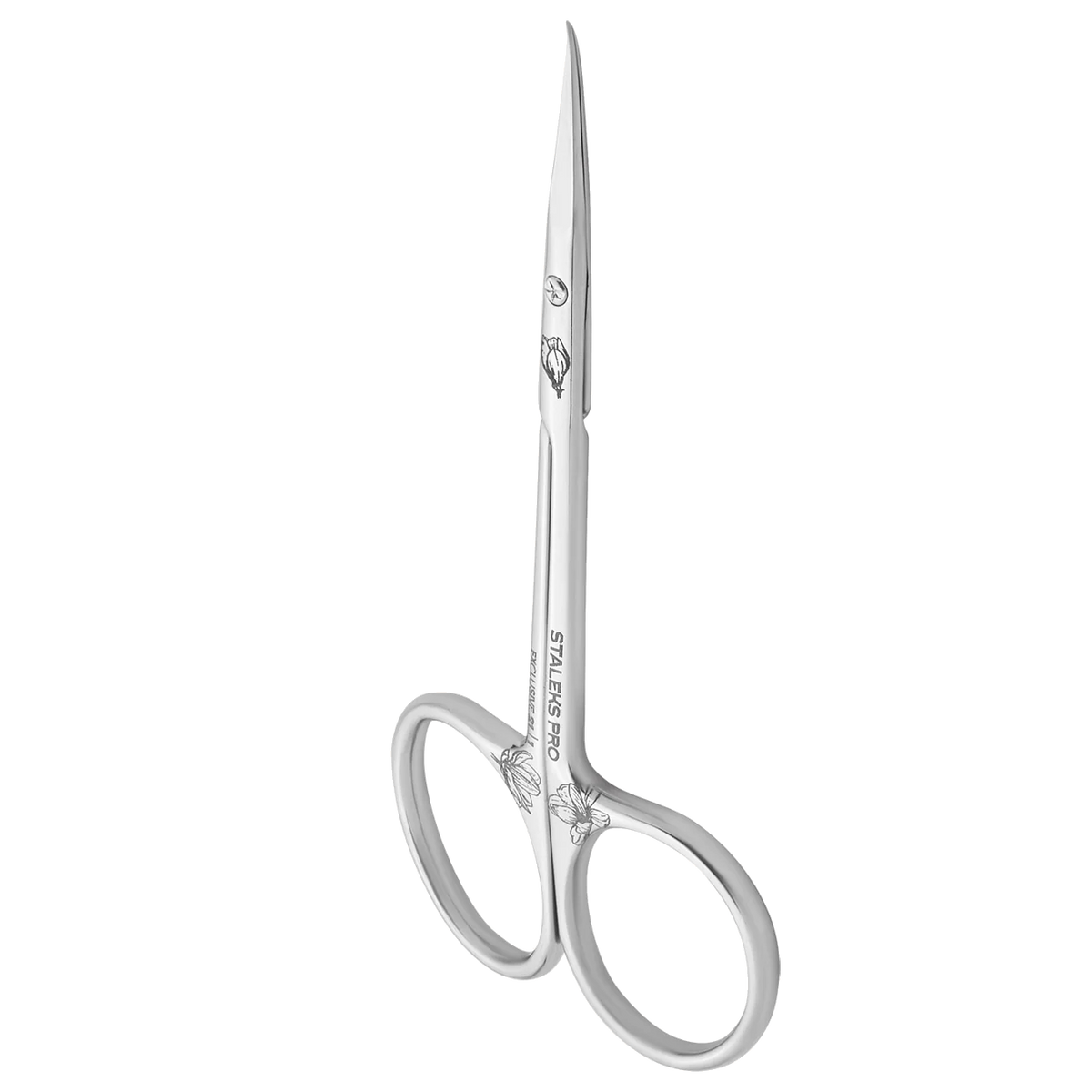 STALEKS PRO EXCLUSIVE 21 TYPE 1 PROFESSIONAL CUTICLE SCISSORS WITH CURVED BLADE MAGNOLIA SX-21/1M- STALEKS™