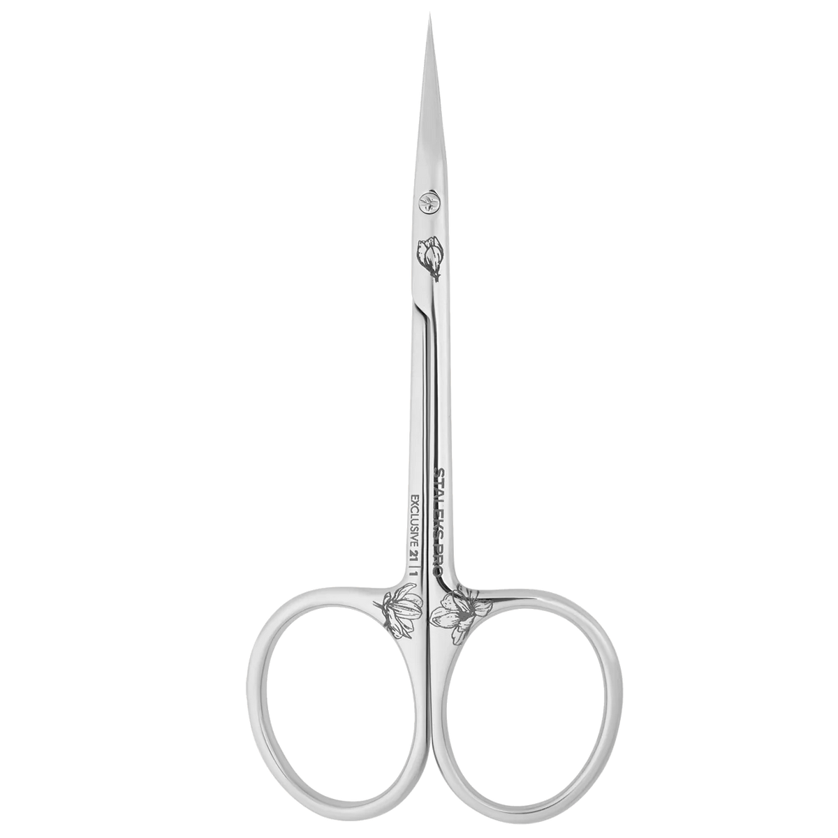 STALEKS PRO EXCLUSIVE 21 TYPE 1 PROFESSIONAL CUTICLE SCISSORS WITH CURVED BLADE MAGNOLIA SX-21/1M- STALEKS™