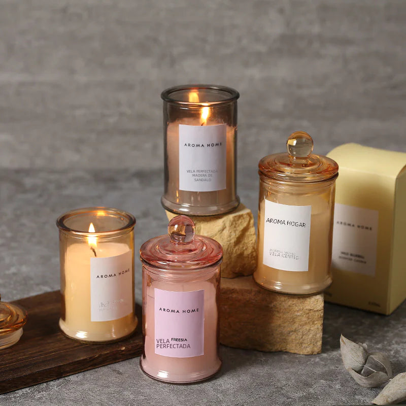 Soy Wax Scented Candle in Small Tea Canister