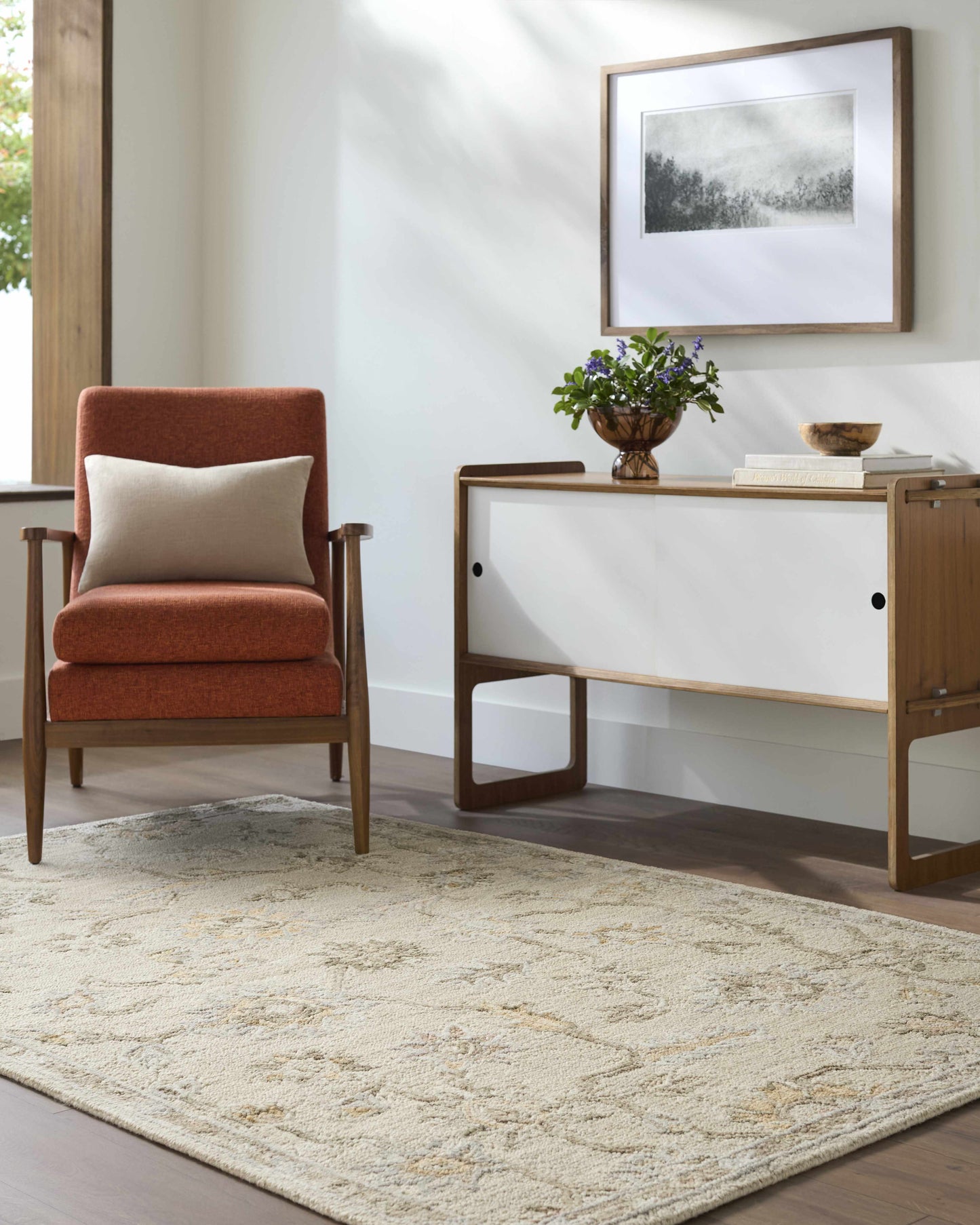 Adelle Tufted Oushak Area Rug-1