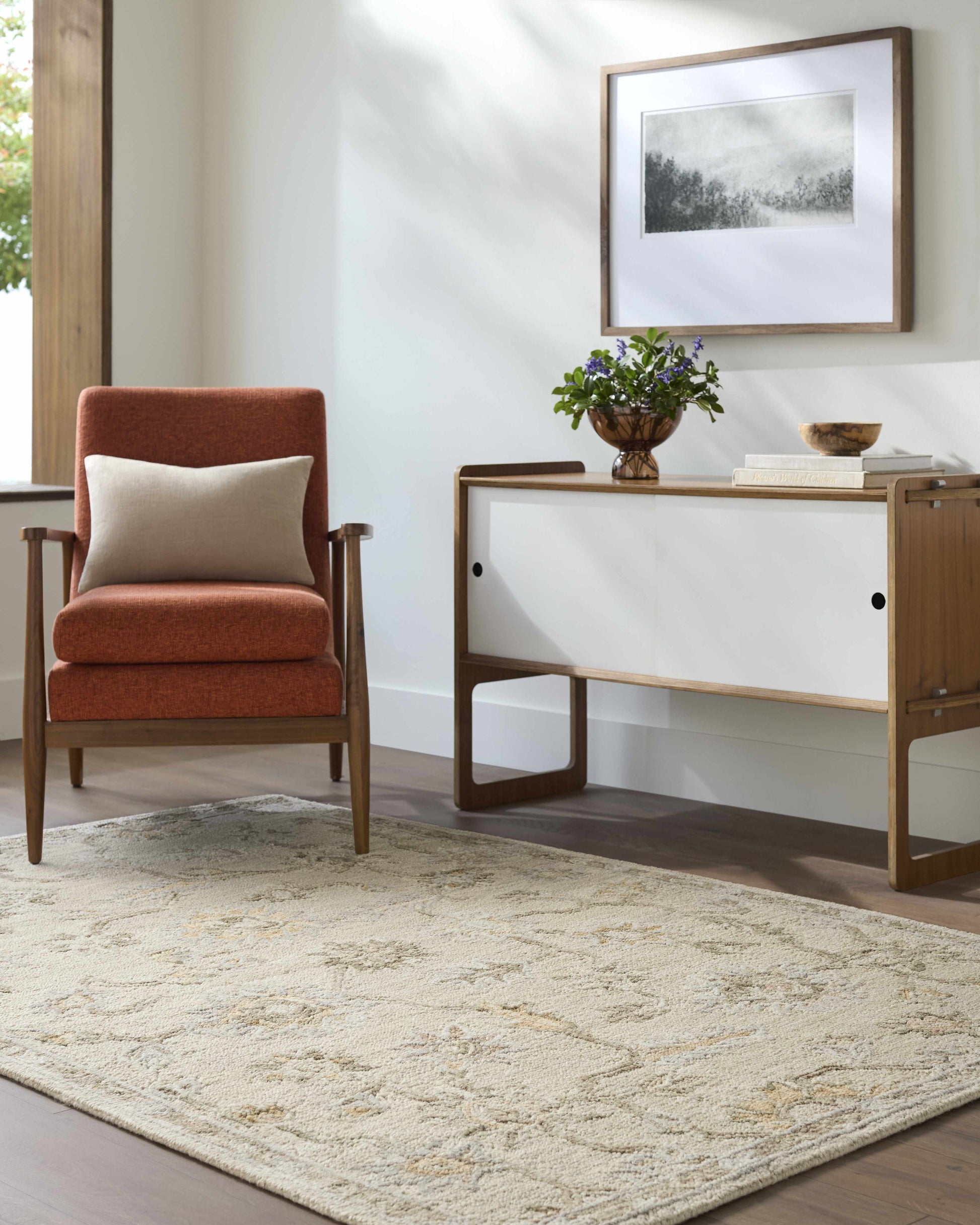 Adelle Tufted Oushak Area Rug-1