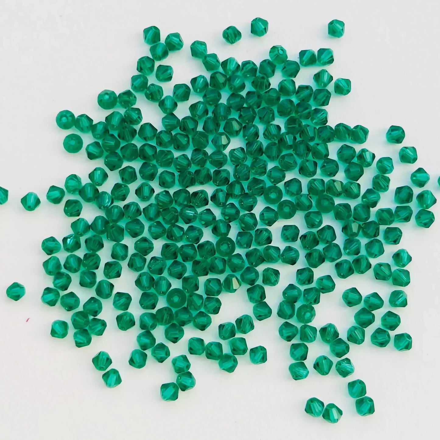 100pcs Multicolor Crystal Bicone Shaped Beads Loose Spacer Glass Beads for Jewelry Making Bracelet Necklace Earring Accessories