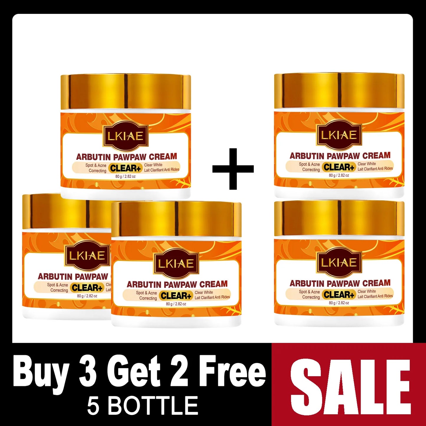 LKIAE Arbutin And Vitamin C Lightening Skin Care Kit, Brighten Dull Skin, Moisturizing, Dark Spot Corrector, For All Skin Tone
