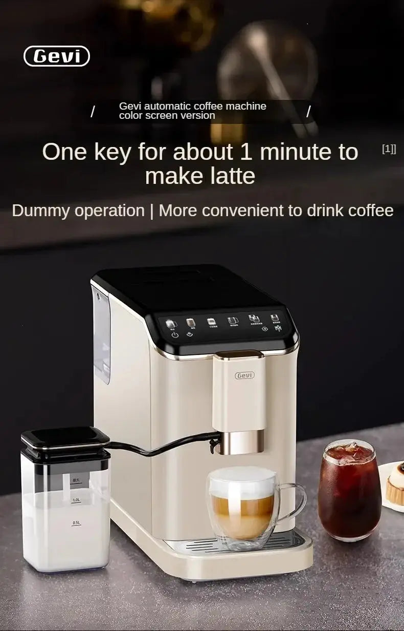 Fully Automatic Coffee Maker with Grinder & Milk Frother – 20 Bar | 1.5L Tank-5