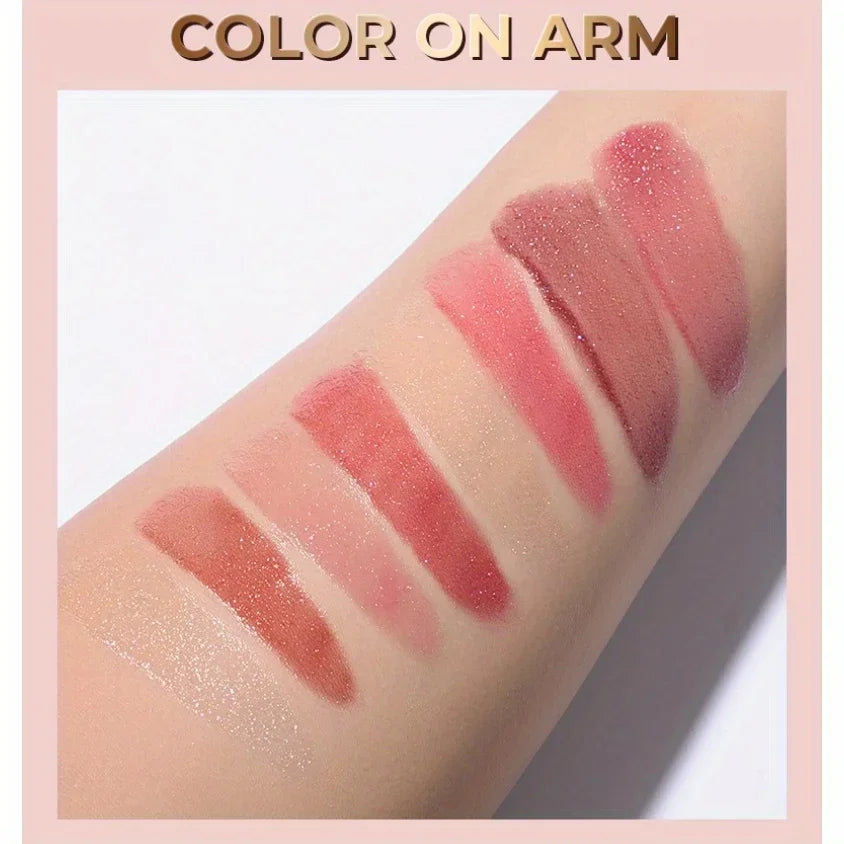 BEAUTY GLAZED - Golden Metallic Shimmer Lip Gloss
