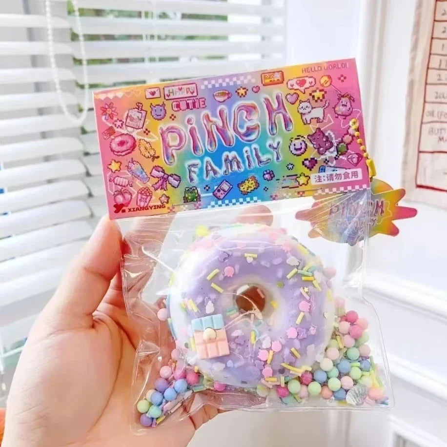 Kawaii Squishy Food Toys | Stress Relief Fidget Donuts Waffle Cake
