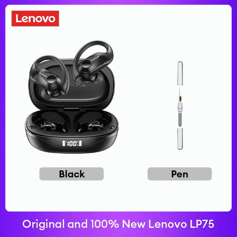 Lenovo Bluetooth V5.3 Wireless Headphones