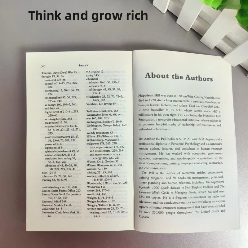 Think and Grow Rich Classic Think and Growlich Napoleon Hill English Edition books