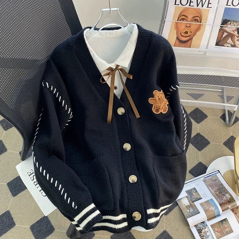 Sweet Teddy Bear Cardigan