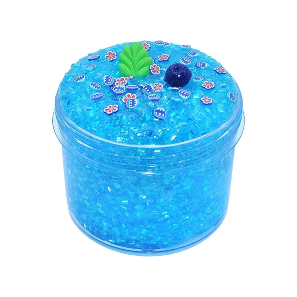Clear 70ml Slime Kit Super Soft Non-Sticky Crystal Slime Stress Relief Party Favors Crunchy Slime for Girls Boys