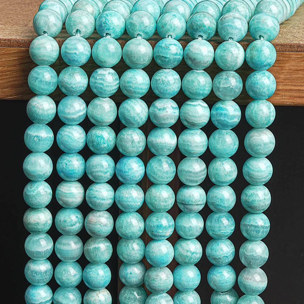 Natural Hemimorphite Round Beads Strands Crystal Loose Beads For Jewelry Making Design DIY Necklace Bracelet 6/8/10mm