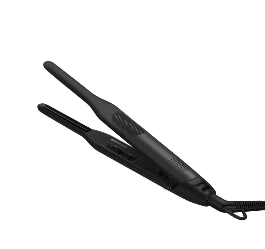 Hair Straightener Mini Flat Iron Curler With Diamonds 2 in 1 Portable Mini Bangs Tourmaline Plate Flat Iron For Short Hair