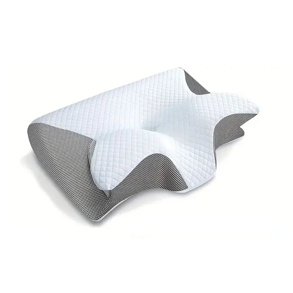 Memory Foam Cervical Pillow – 2-in-1 Ergonomic Neck & Orthopedic Support