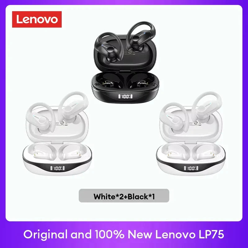 Lenovo Bluetooth V5.3 Wireless Headphones