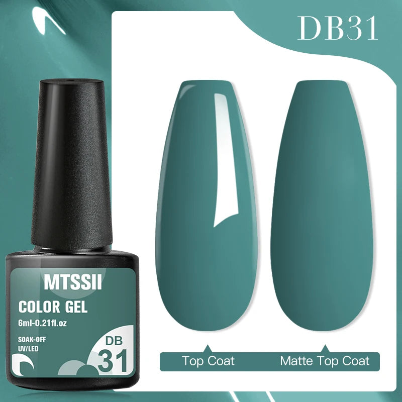 Mtssii 7ml Neon Snowflake Gel Nail Polish Fluorescent Gel UV LED Semi Permanent Glitter Snow Sequins Nails Art Design Varnishes
