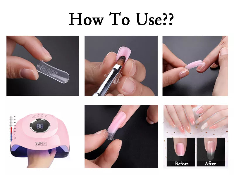 UPPER/DUAL NAIL FORMS #2 FOR ACRYGEL, POLYGEL 120pc-3