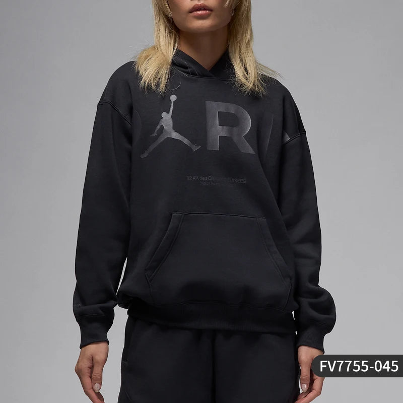 Nike genuine Women's Jordan Fleece-lined Hooded Pullover Warm Sweatshirt FV7755-045