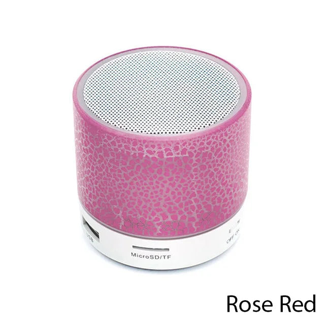 Universal Mini Bluetooth Speaker Wireless Speaker Colorful LED TF Card USB Subwoofer Portable MP3 Music Sound Column For Phones