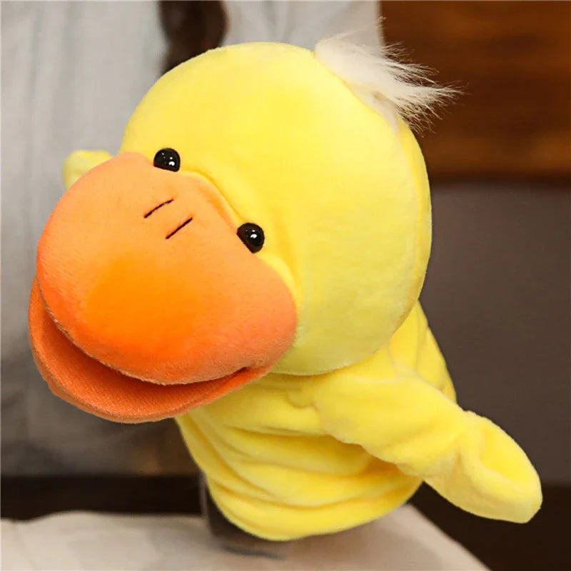 Cartoon Plush Hand Finger Puppets – Soft Interactive Toy for Kids, Party Supply & Family Gathering Fun