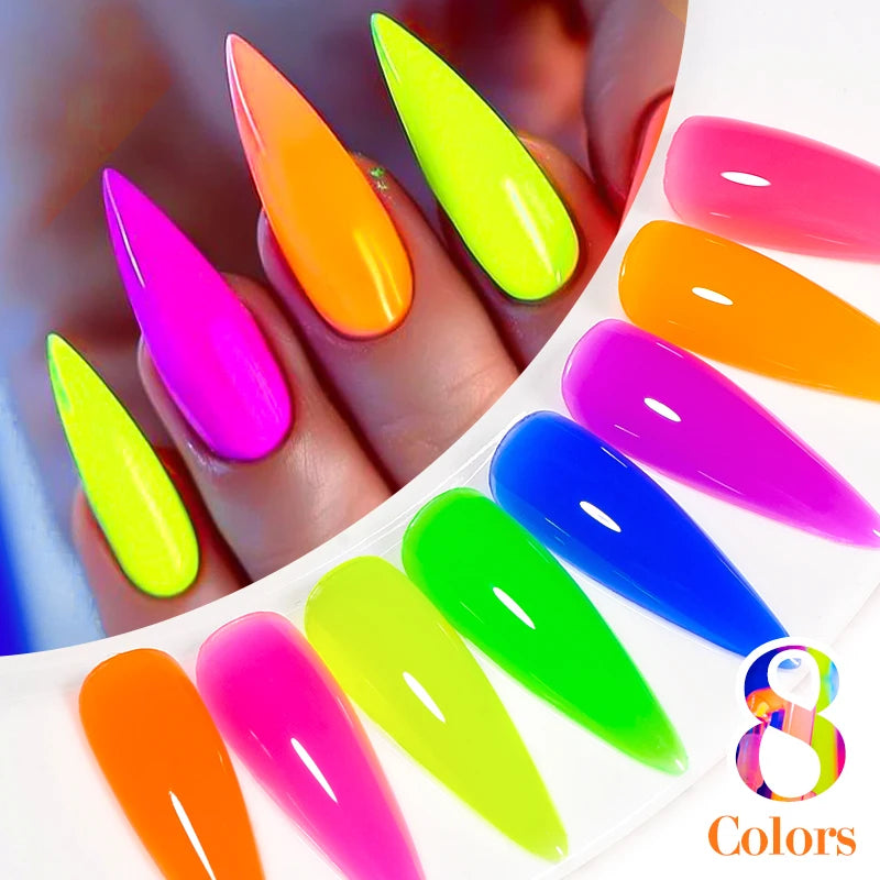 Mtssii 20ml Fluorescent Nail Extension Gel Nail Building Acrylic Nail Gel UV LED Soak Off UV Extend Gel For Nail Extensions