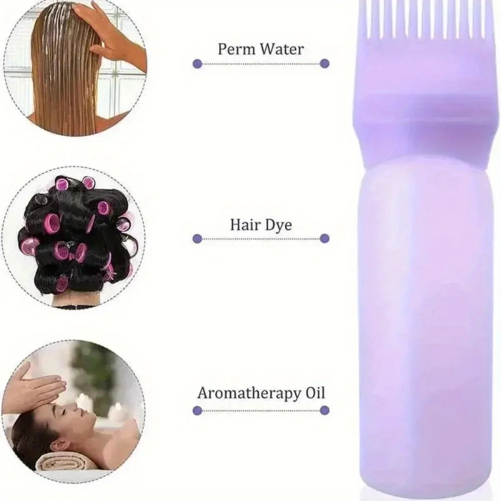 3pcs Care Tool Set Hair Growth Essential Oil Applicator Bottle&1ml Scalp Massage Comb Spray Bottle- Anti-Loss for All Hair Types