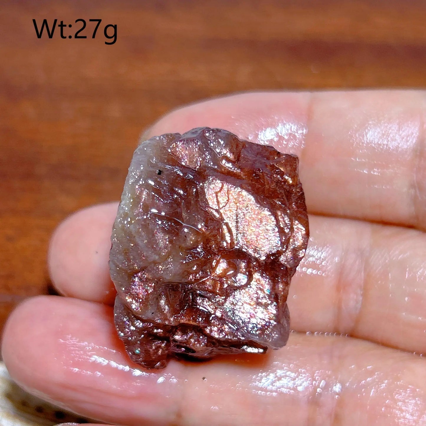 Natuurlike Kristalle Swart Galen Kristal Koper Sonsteen Rou Spesimen Reiki Reënboog Flitsende Huisversierings Minerale Energie Geskenk