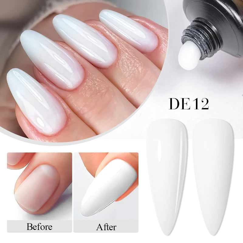 Mtssii 20ml Fluorescent Nail Extension Gel Nail Building Acrylic Nail Gel UV LED Soak Off UV Extend Gel For Nail Extensions