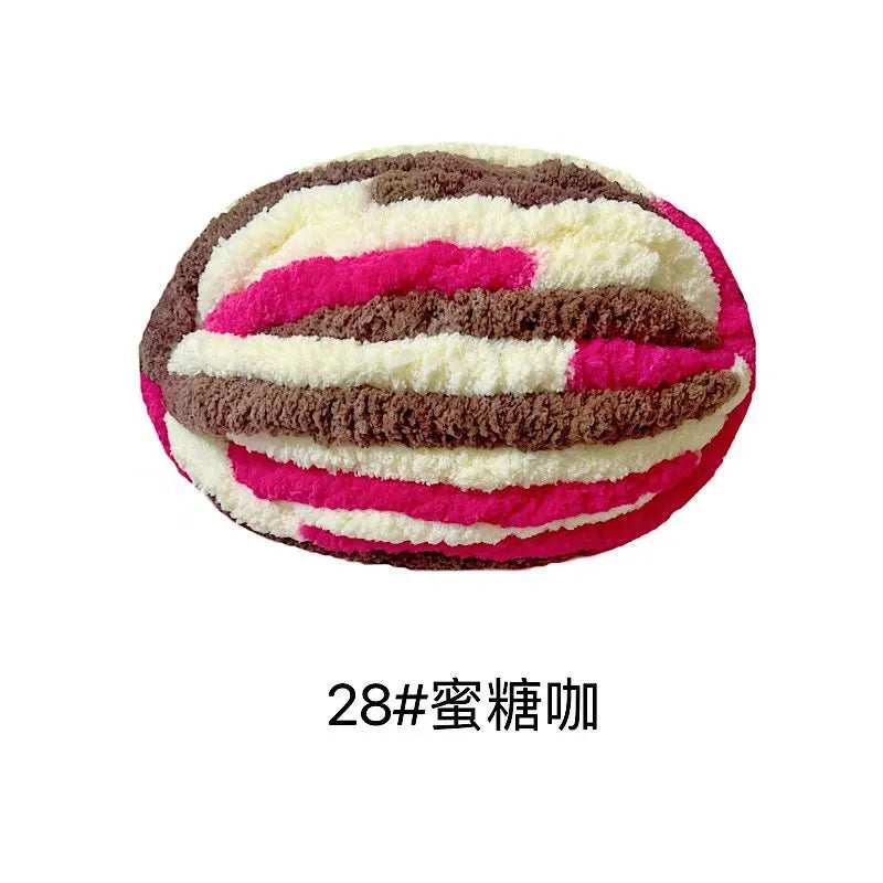 250g/Ball DIY Hand Knitting Chenille Yarn Thick Chunky Giant Yarn Cotton Thick Yarn for Scarf Cushion Handmade Crochet Hook Line