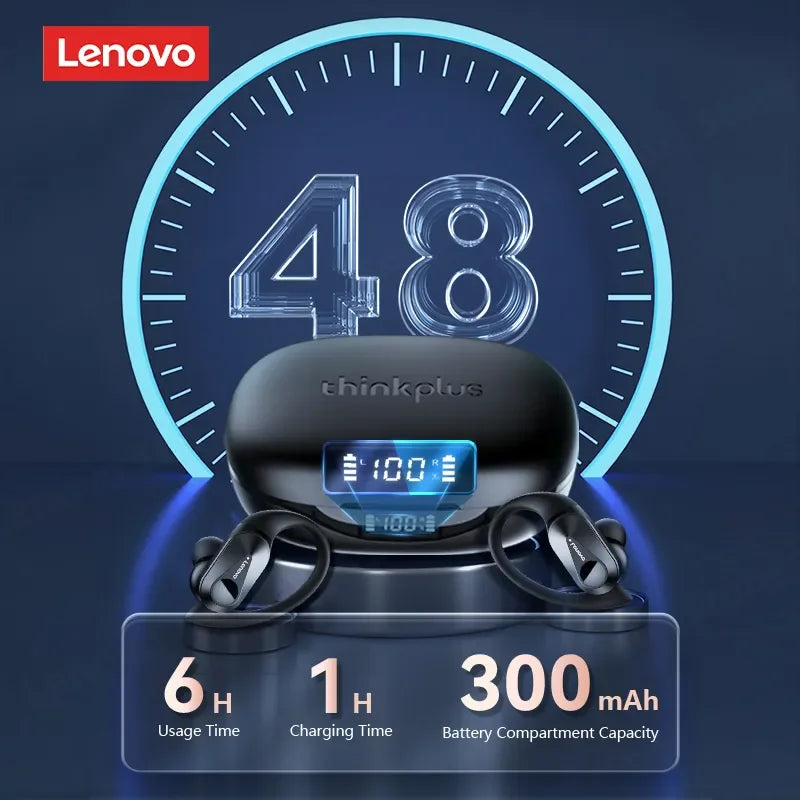 Lenovo Bluetooth V5.3 Wireless Headphones