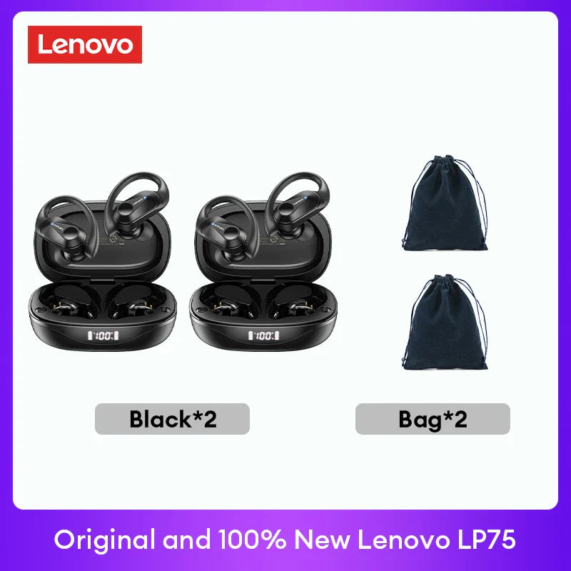 Lenovo Bluetooth V5.3 Wireless Headphones