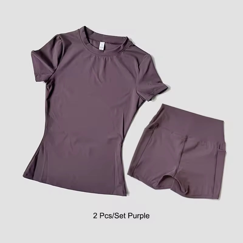 Seamless Women's Sports Yoga Set