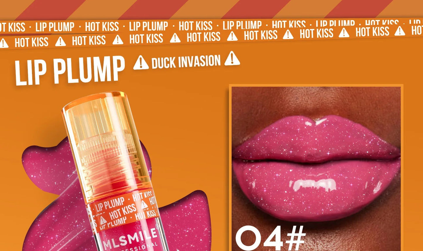 Duck Lip Plump Lip Oil Moisturizing Lip Gloss Mirror Water nature long-lasting  Gloss Gloss Pearl Lip Glaze Set
