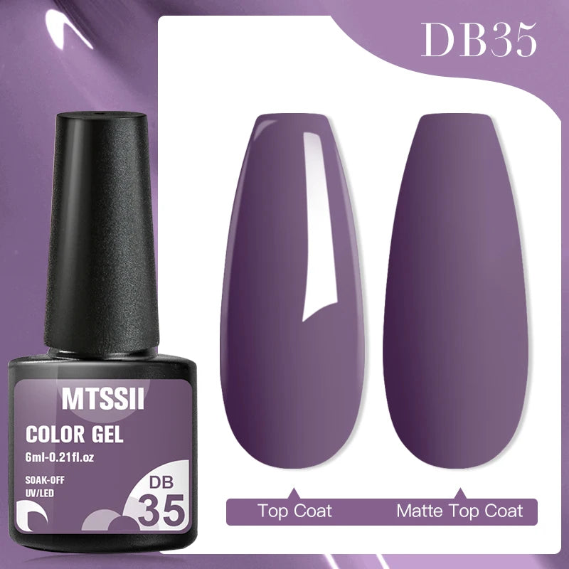Mtssii 7ml Neon Snowflake Gel Nail Polish Fluorescent Gel UV LED Semi Permanent Glitter Snow Sequins Nails Art Design Varnishes