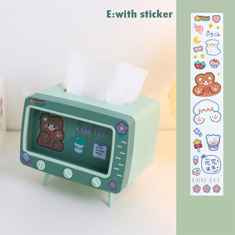 Tissue Box & Phone Holder